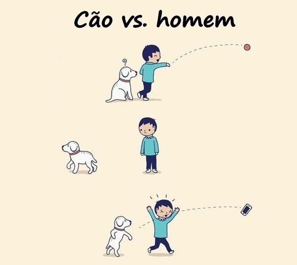 Cão vs homem