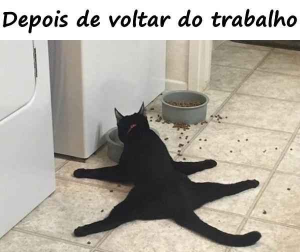 Depois de voltar do trabalho