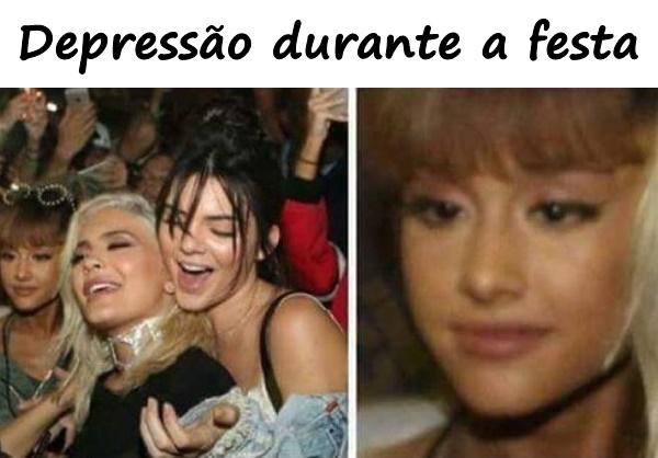 Depressão durante a festa