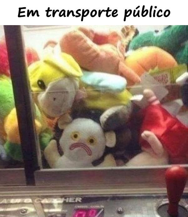 Em transporte público