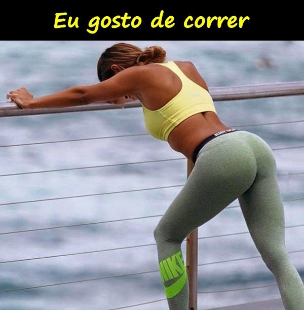 Eu gosto de correr