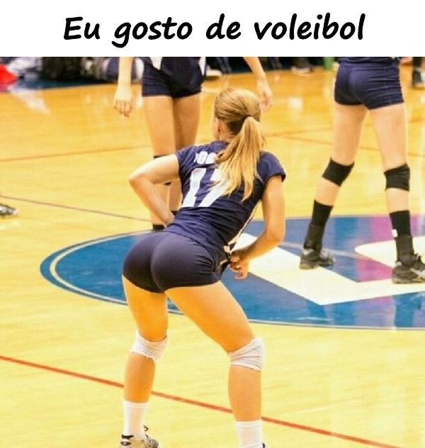 Eu gosto de voleibol