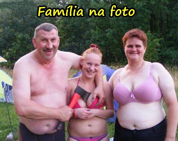 Família na foto