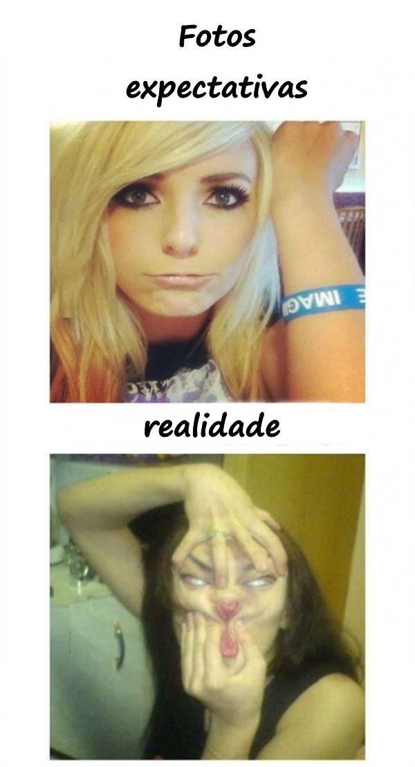 Fotos - expectativas e realidade