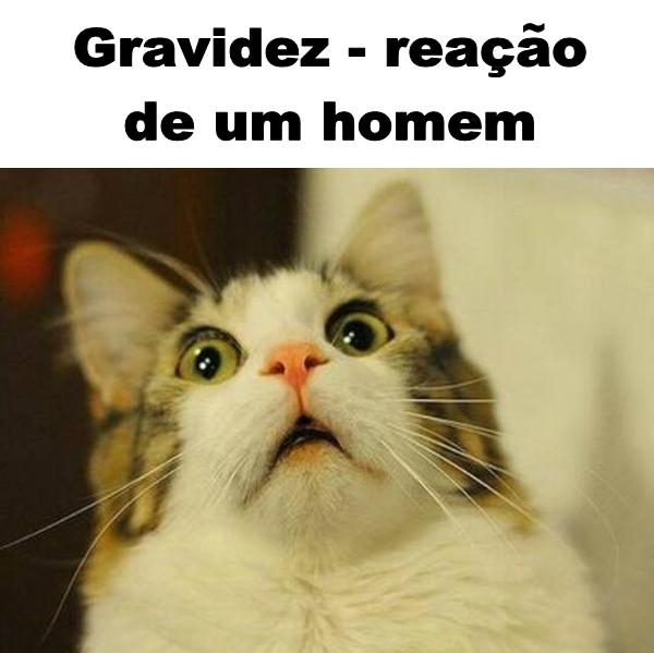 Gravidez - reação de um homem