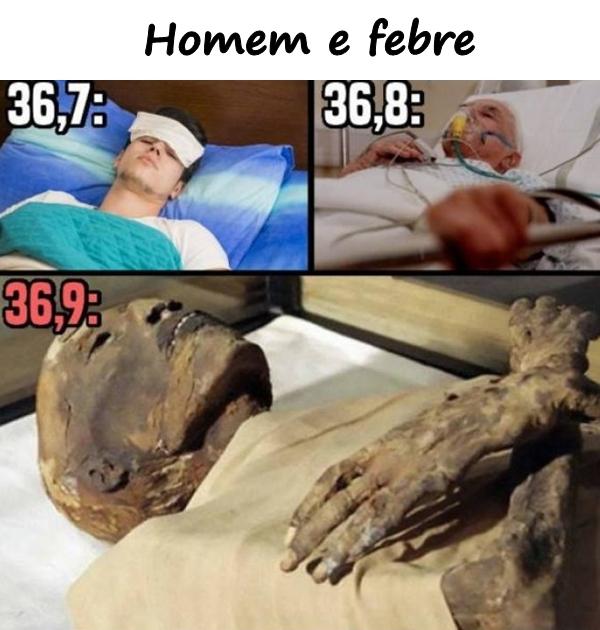 Homem e febre