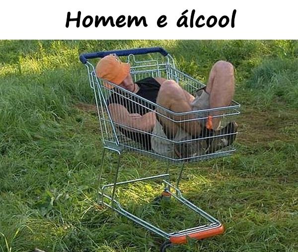 Homem e álcool