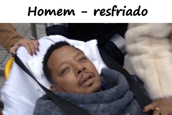 Homem - resfriado