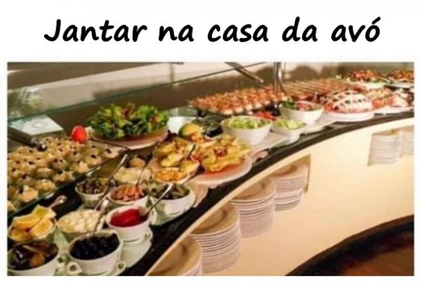 Jantar na casa da avó