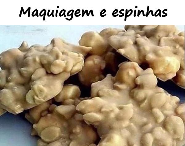 Maquiagem e espinhas