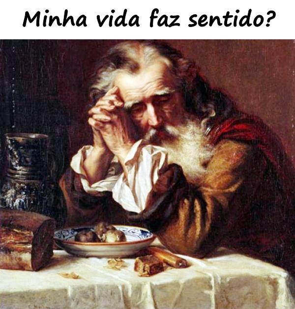 Minha vida faz sentido?