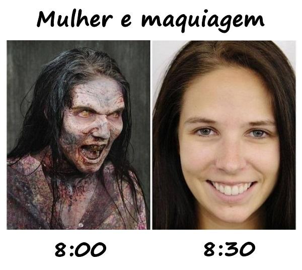 Mulher e maquiagem