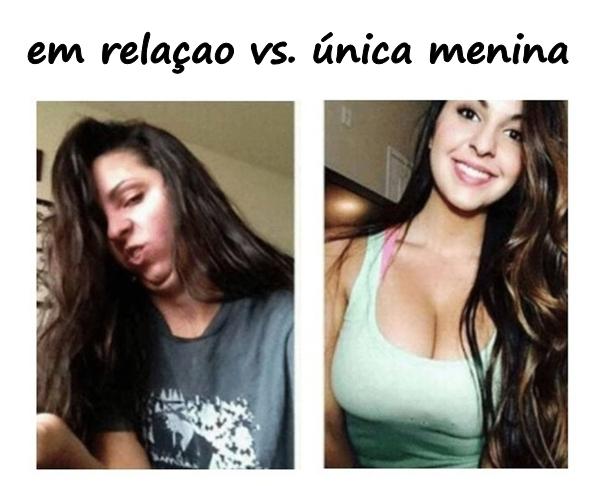 Mulher em relação vs. única menina