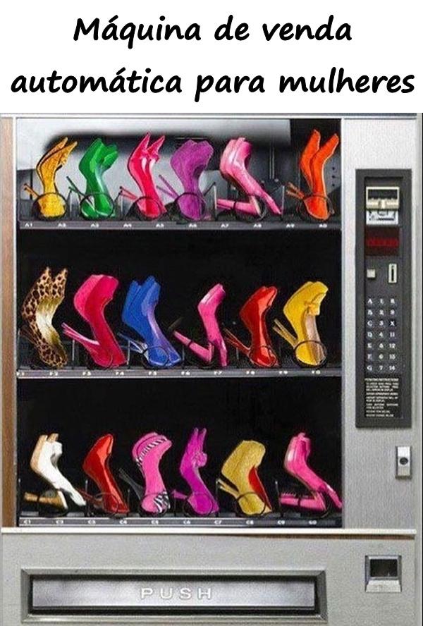 Máquina de venda automática para mulheres
