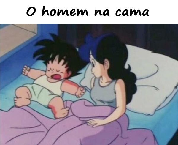 O homem na cama