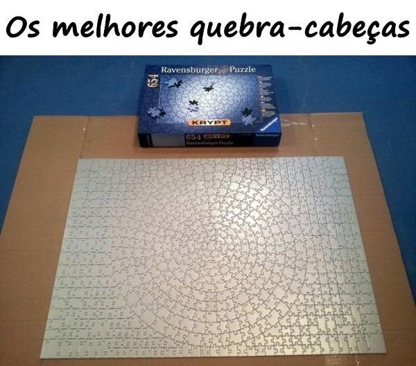 Os melhores quebra-cabeças