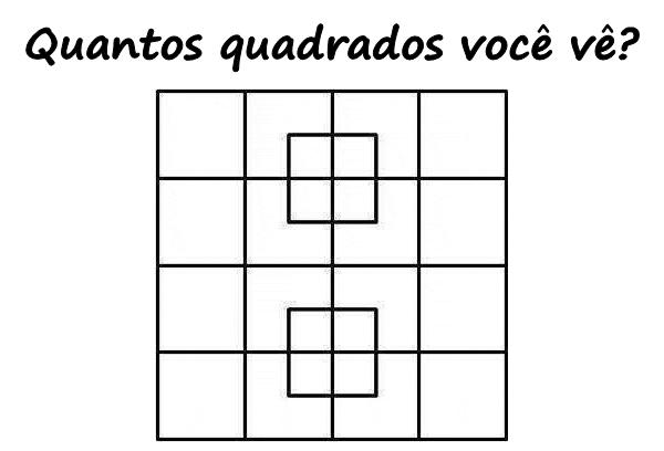 Quantos quadrados você vê?