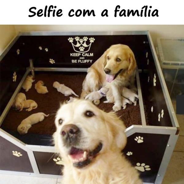 Selfie com a família