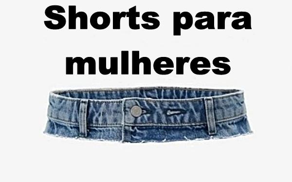 Shorts para mulheres