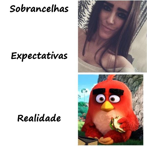 Sobrancelhas - expectativas vs. realidade