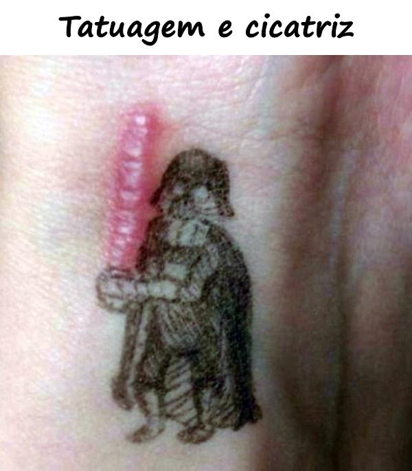 Tatuagem e cicatriz