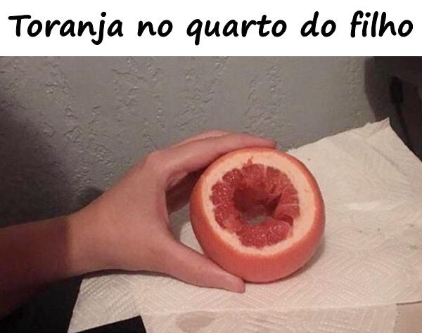 Toranja no quarto do filho