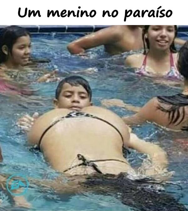 Um menino no paraíso