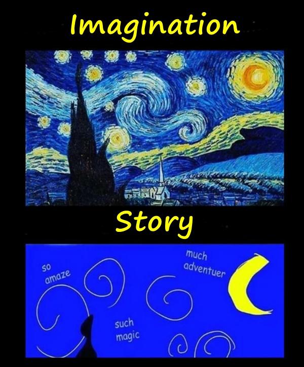 Imagination vs. story