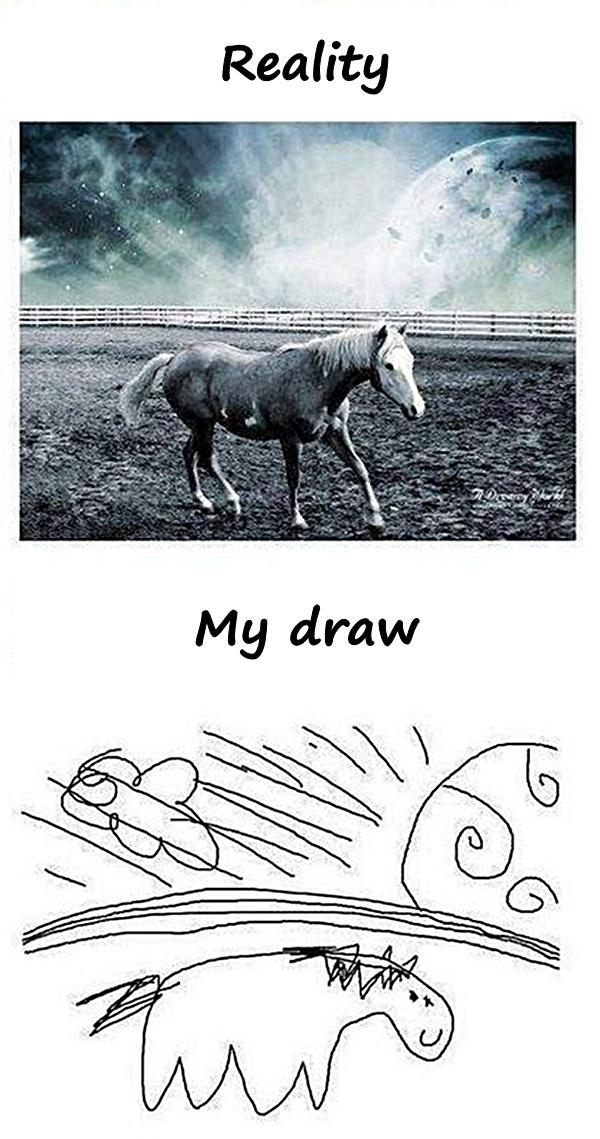 My draw and reality