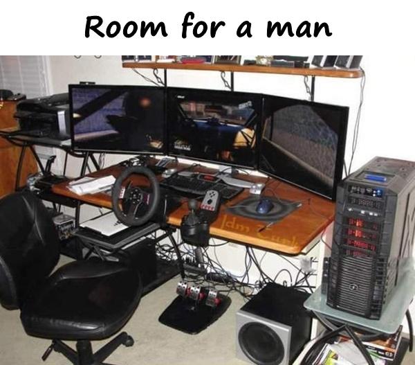 Room for a man