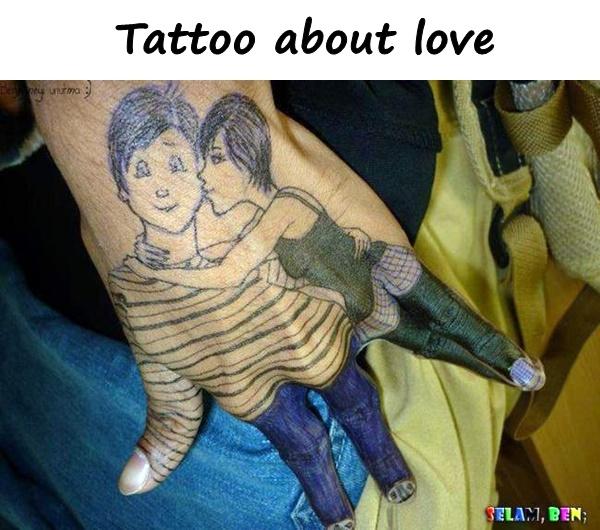 Tattoo about love