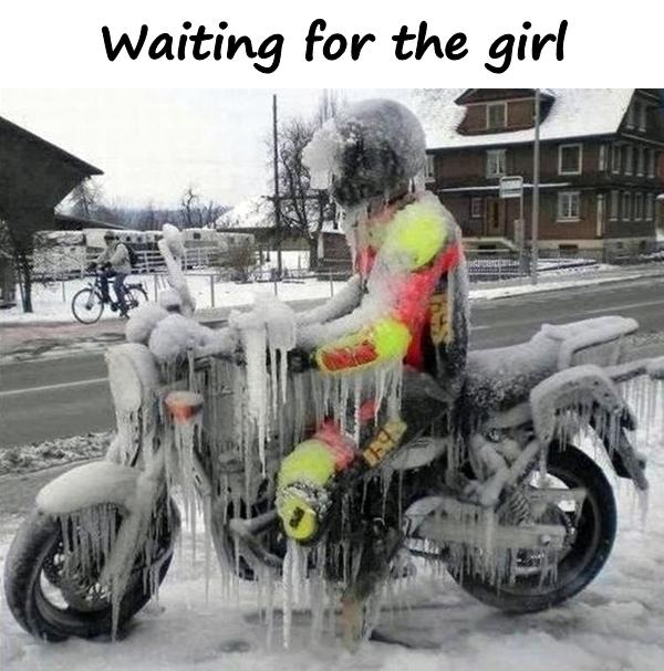 Waiting for the girl
