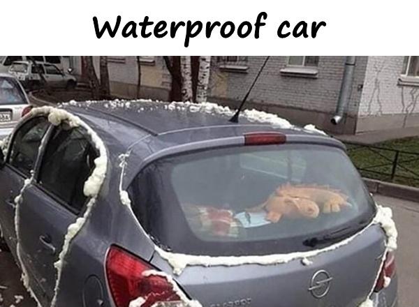 Waterproof car