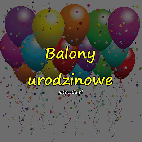 Balony urodzinowe