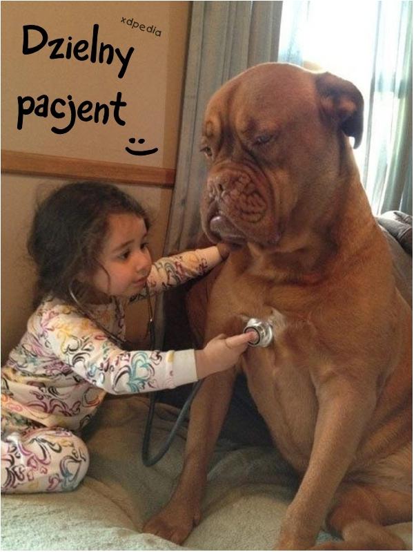Dzielny pacjent :)
