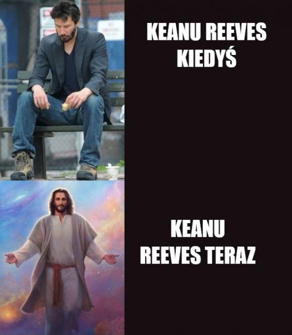 Keanu Reeves kiedyś i dziś