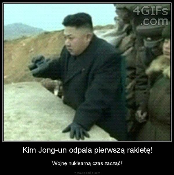 Kim Jong-un odpala pierwszą rakietę! Wojnę nuklearną czas zacząć!