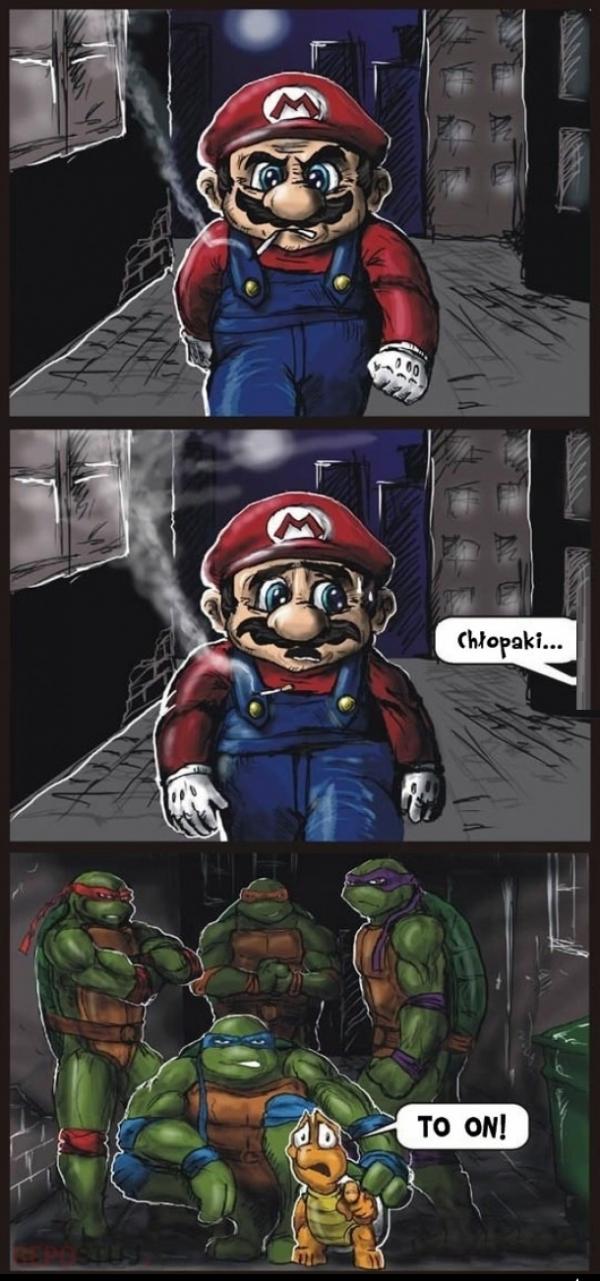 Mario i żółwie