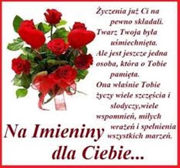 Na imieniny dla ciebie