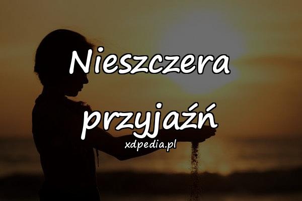 Nieszczera przyjaźń