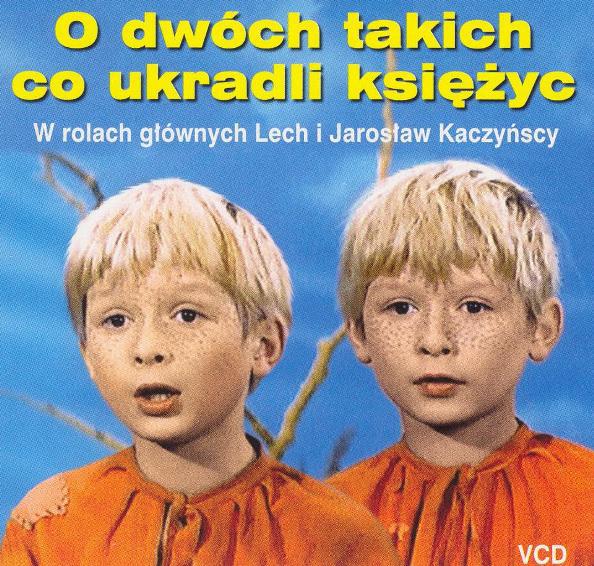 O dwóch takich co ukradli księżyc. W rolach głównych Lech Kaczyński i Jarosław Kaczyński.