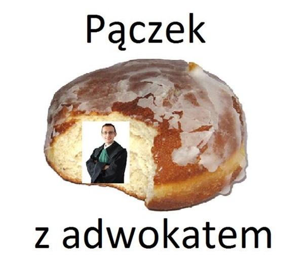 Pączek z adwokatem