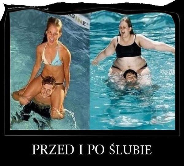 przed i po ślubie