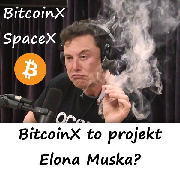 SpaceX i BitcoinX BitcoinX to projekt Elona Muska?