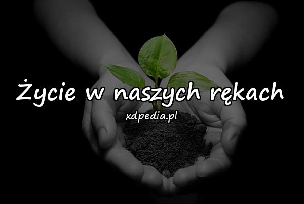 Życie w naszych rękach